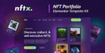 nftx nft portfolio elementor template kit.jpg