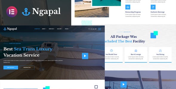 ngapal sea luxury yatch vacation services elementor template kit.jpg