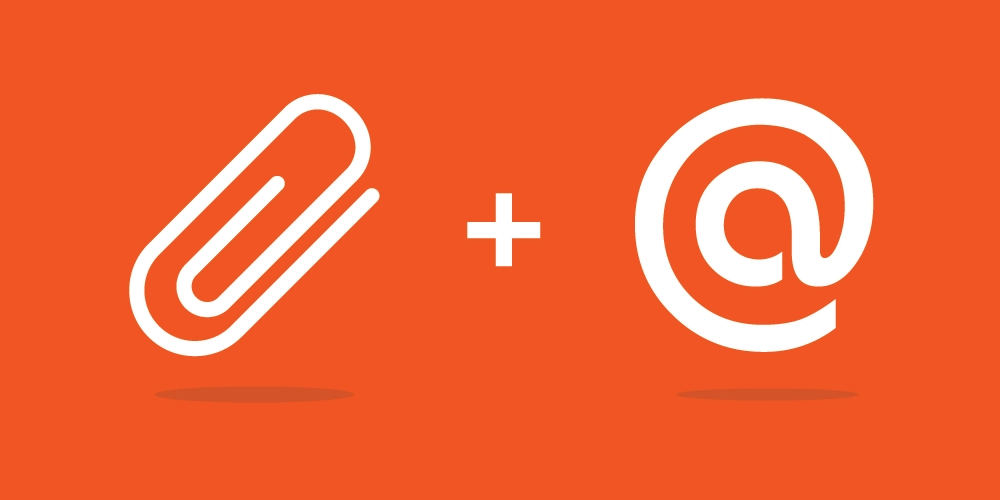 notification : email attachments