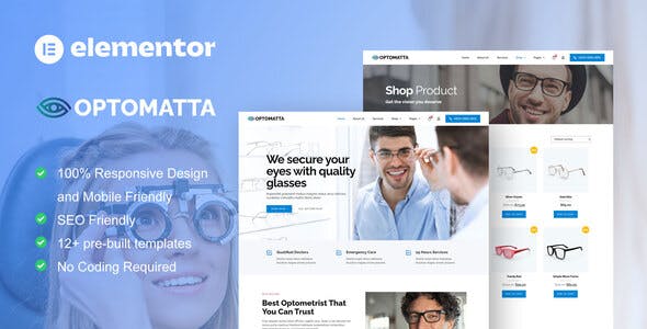optomatta optician optical store elementor pro template kit.jpg