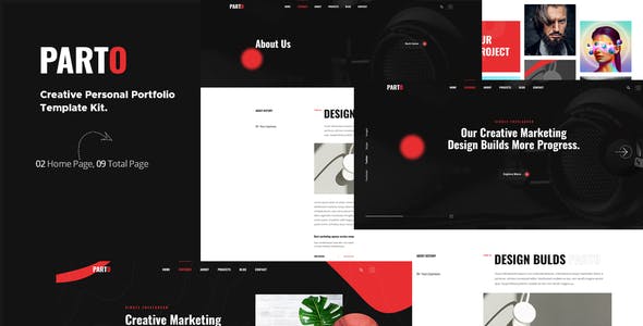 parto – creative personal portfolio elementor template kit.jpg