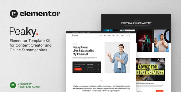 peaky – content creator online streamer elementor template kit.jpg