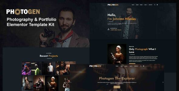 photogen photography portfolio elementor template kit.jpg
