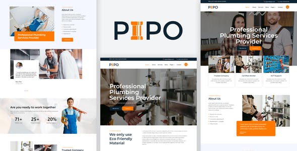 pipo plumber services elementor template kit.jpg