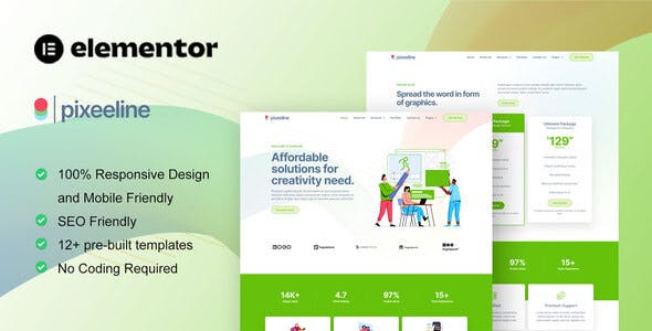 pixeeline graphics illustration freelance creative agency elementor template kit.jpg