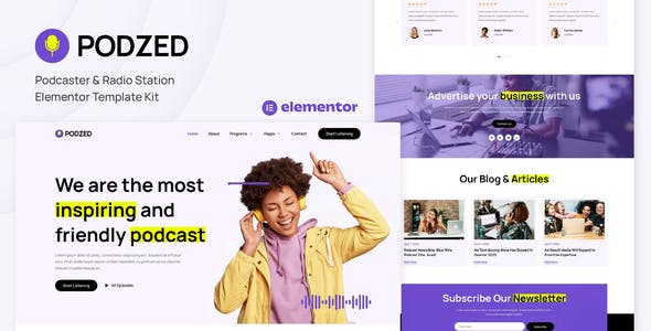 podzed podcaster radio station elementor template kit.jpg