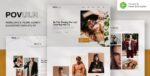 povulr – modeling talent agency elementor template kit.jpg