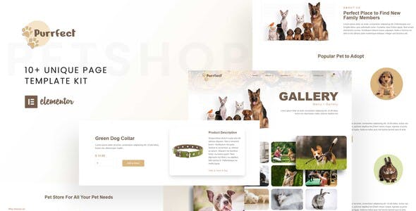 purrfect pet shop elementor template kit.jpg
