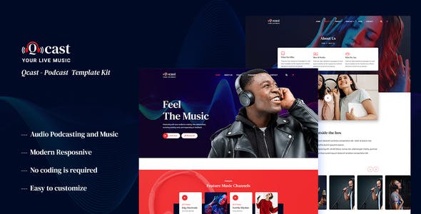 qcast podcast music elementor template kit.jpg