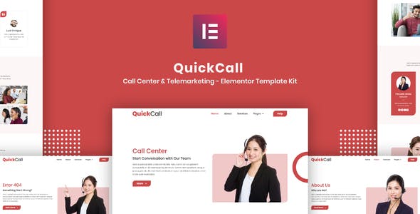 quick call call center elementor template kit.jpg
