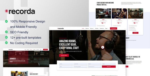 recorda recording music studio elementor template kit.jpg