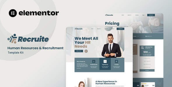 recruite human resources recruitment elementor template kit.jpg