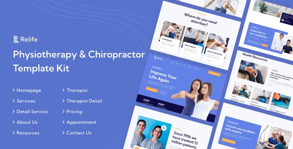relife physiotherapy chiropractor elementor template kit.jpg