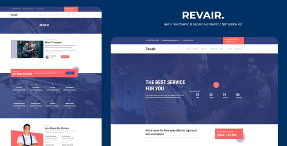 revair auto mechanic repair elementor template kit.jpg