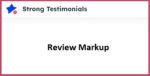 strong testimonials review markup