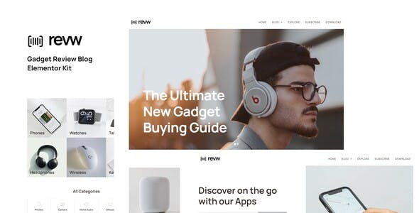 revw gadget review blog elementor template kit.jpg