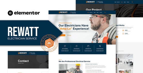 rewatt professional electrical services elementor template kit.jpg