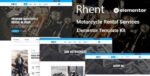 rhent motorcycle rental services elementor template kit.jpg