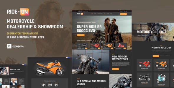 ride on motorcycle dealership wordpress elementor template kit.jpg
