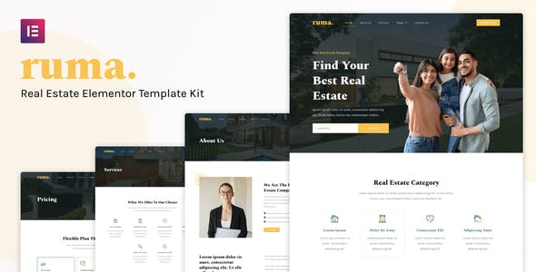 ruma real estate elementor template kit.jpeg