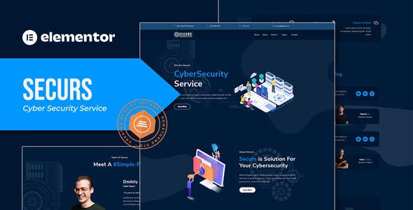 securs cyber security service elementor template kit.jpg