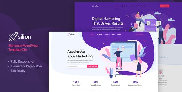 silion digital marketing elementor template kit.jpg