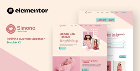 simona feminine business elementor template kit.jpg