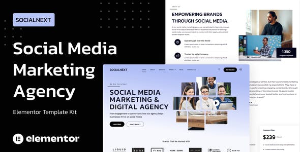 socialnext social media marketing agency elementor pro template kit.jpg