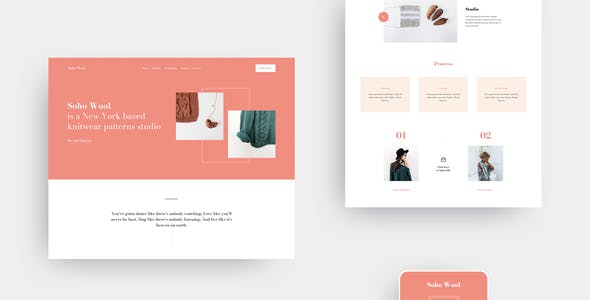 sohowool handmade craft patterns elementor template kit 3.jpg