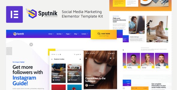 sputnik social media marketing elementor template kit.jpg