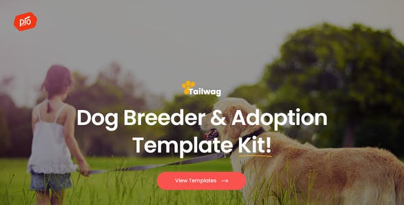 tailwag dog breeder adoption elementor template kit.jpg
