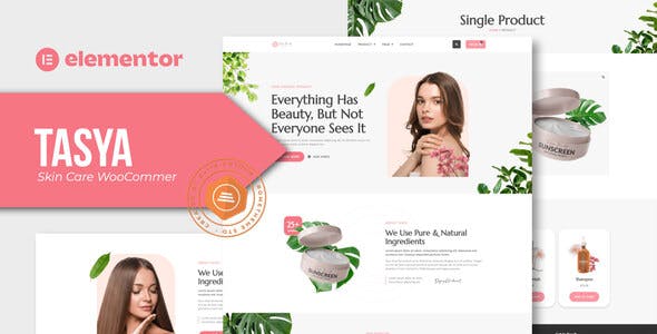 tasya skin care woocommerce elementor template kit.jpg