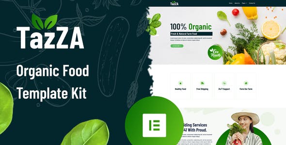 tazza organic food elementor template kit.jpg