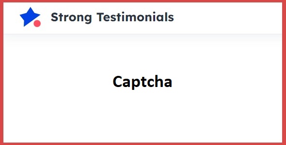 strong testimonials captcha