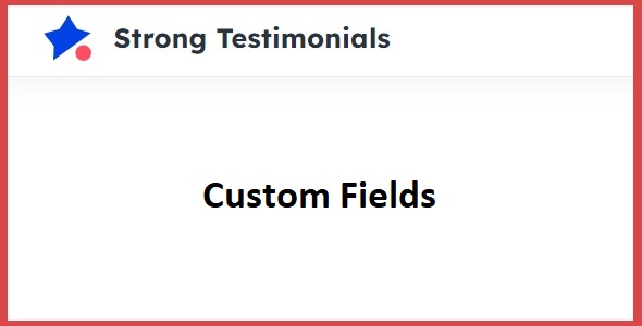 strong testimonials custom fields