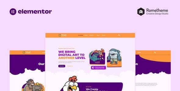 tflat nft portfolio elementor pro full site template kit.jpg