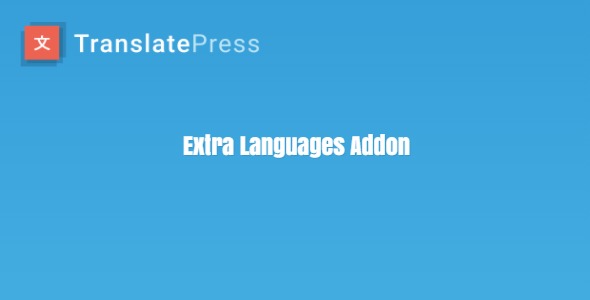 translatepress – extra languages add on