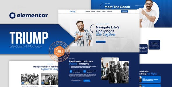 triump life coach motivator elementor template kit.jpg