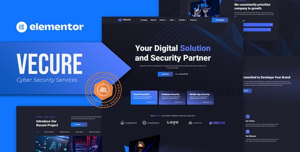 vecure cyber security services elementor template kit.jpg