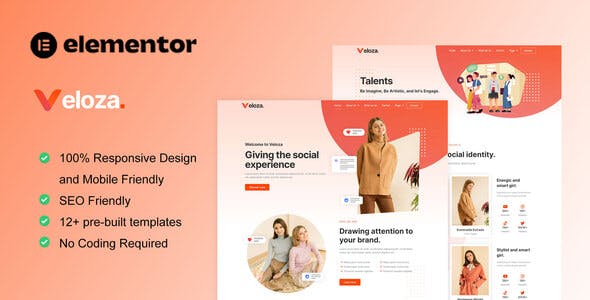 veloza influencer talent agency elementor template kit.jpg