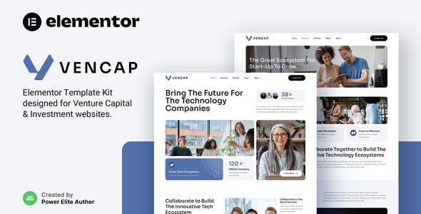 vencap – venture capital investment elementor template kit.jpg