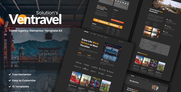ventravel traveling agency elementor template kit.jpg