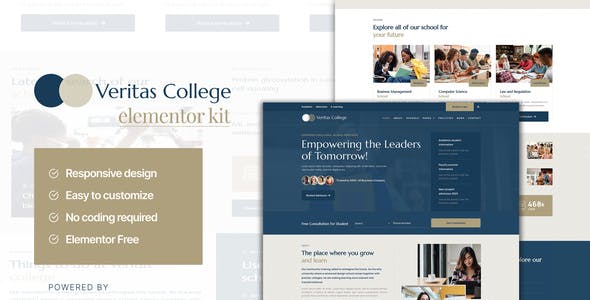 veritas university and school elementor template kit.jpg