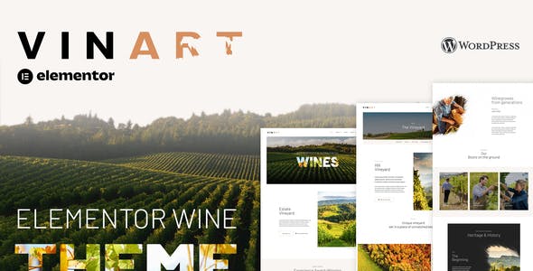 vinart wine brand vinyard elementor template kit.jpg