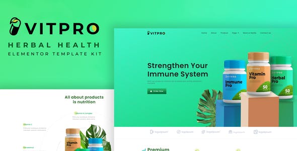 vitpro herbal health elementor template kit.jpg