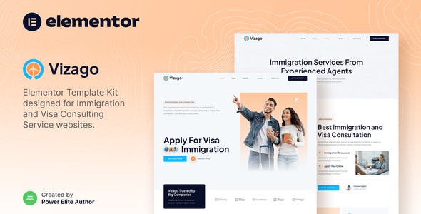 vizago – immigration visa consulting service elementor template kit.jpg