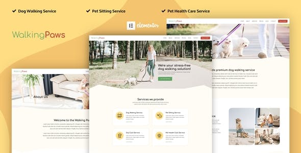 walking paws dog walking and pet services elementor template kit.jpg