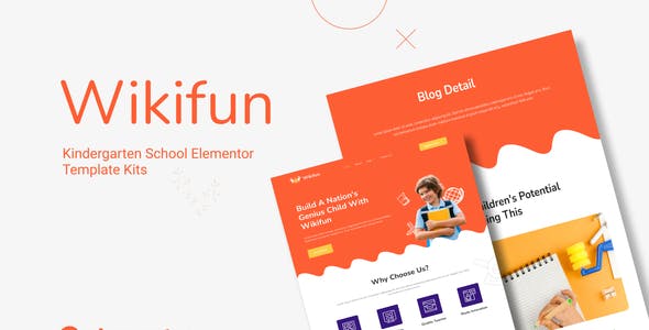 wikifun kindergarten school elementor template kit.jpg