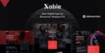 xable dark digital agency elementor pro template kit.jpg