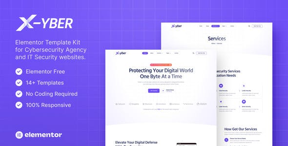 xyber – cybersecurity agency it security elementor template kit.jpg